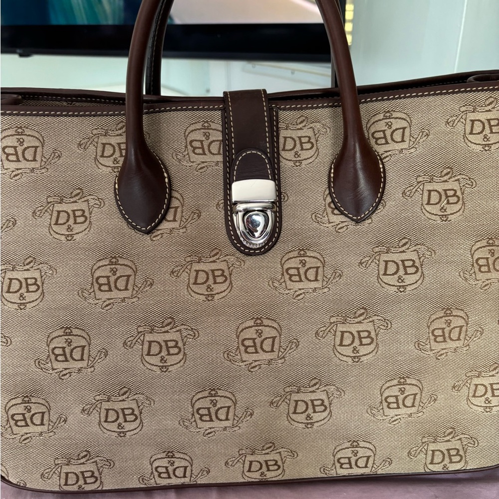 Dooney & Bourke Tan and Brown Purse